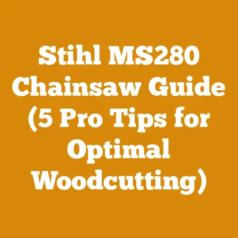 Stihl MS280 Chainsaw Guide (5 Pro Tips for Optimal Woodcutting)
