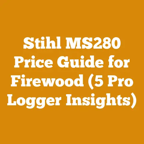 Stihl MS280 Price Guide for Firewood (5 Pro Logger Insights)
