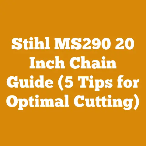 Stihl MS290 20 Inch Chain Guide (5 Tips for Optimal Cutting)