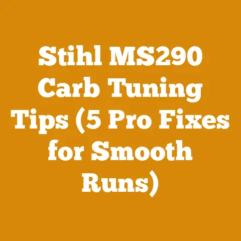 Stihl MS290 Carb Tuning Tips (5 Pro Fixes for Smooth Runs)