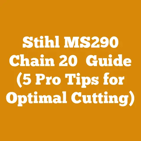Stihl MS290 Chain 20″ Guide (5 Pro Tips for Optimal Cutting)