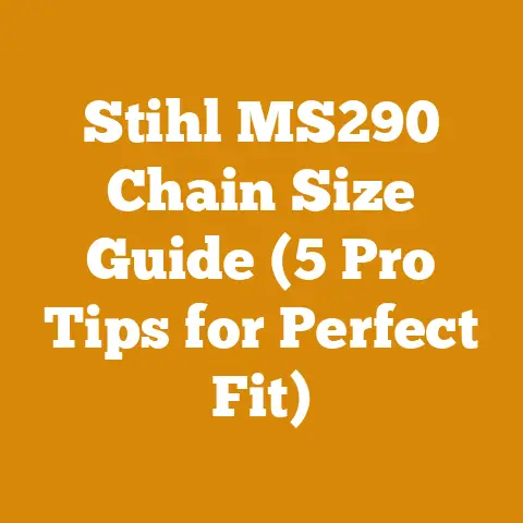 Stihl MS290 Chain Size Guide (5 Pro Tips for Perfect Fit)