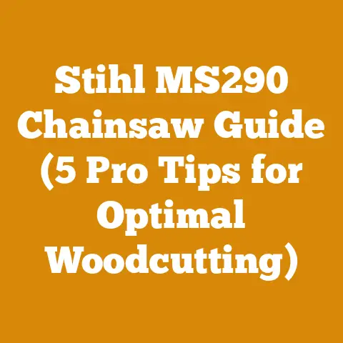 Stihl MS290 Chainsaw Guide (5 Pro Tips for Optimal Woodcutting)