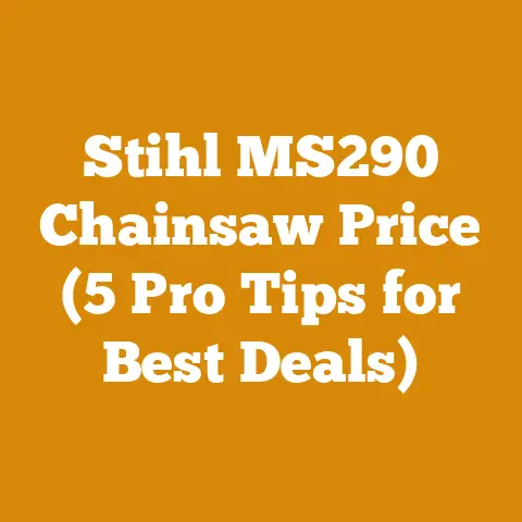 Stihl MS290 Chainsaw Price (5 Pro Tips for Best Deals)