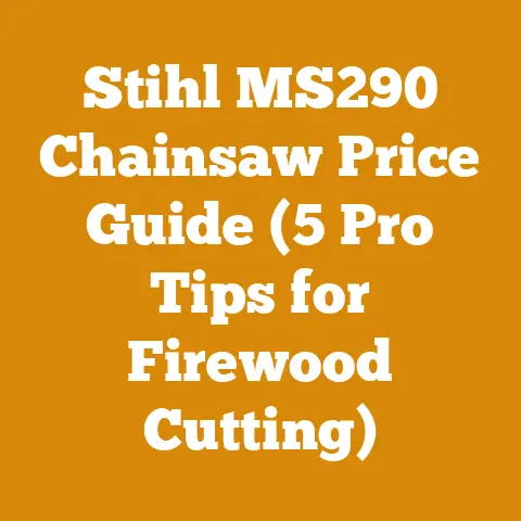 Stihl MS290 Chainsaw Price Guide (5 Pro Tips for Firewood Cutting)
