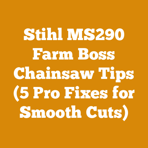 Stihl MS290 Farm Boss Chainsaw Tips (5 Pro Fixes for Smooth Cuts)
