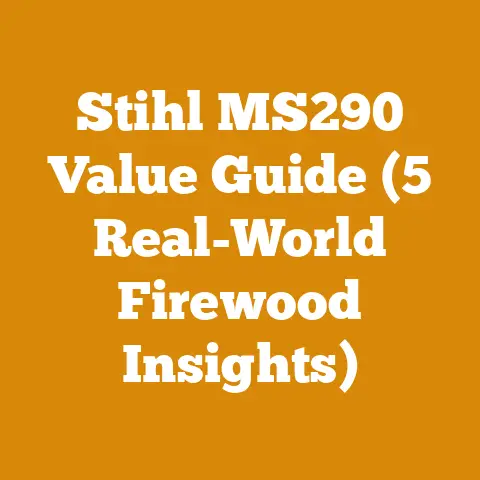 Stihl MS290 Value Guide (5 Real-World Firewood Insights)