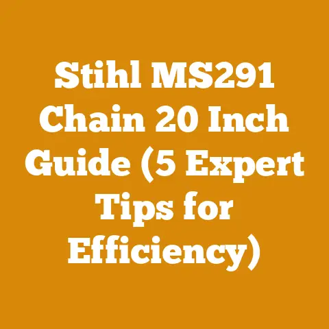 Stihl MS291 Chain 20 Inch Guide (5 Expert Tips for Efficiency)