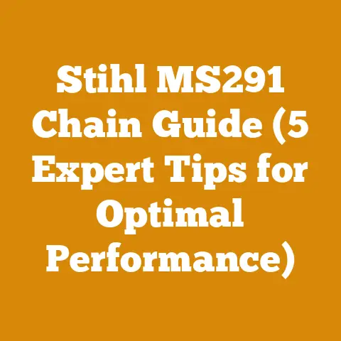 Stihl MS291 Chain Guide (5 Expert Tips for Optimal Performance)