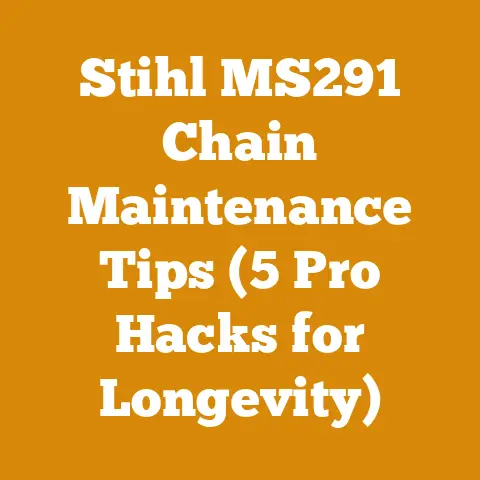 Stihl MS291 Chain Maintenance Tips (5 Pro Hacks for Longevity)
