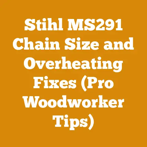 Stihl MS291 Chain Size and Overheating Fixes (Pro Woodworker Tips)