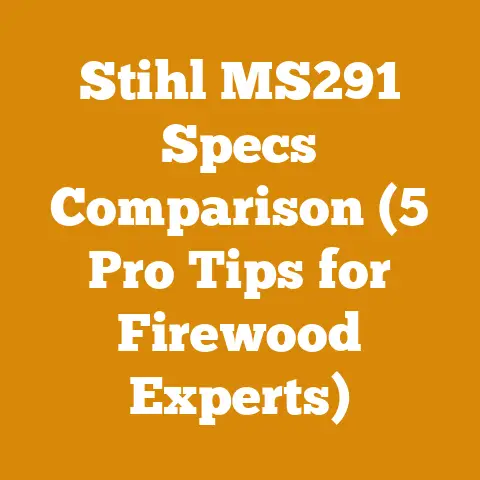 Stihl MS291 Specs Comparison (5 Pro Tips for Firewood Experts)