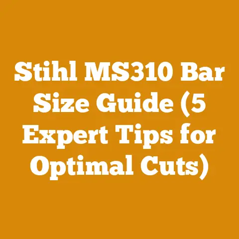 Stihl MS310 Bar Size Guide (5 Expert Tips for Optimal Cuts)