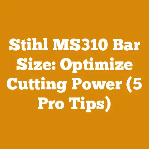 Stihl MS310 Bar Size: Optimize Cutting Power (5 Pro Tips)
