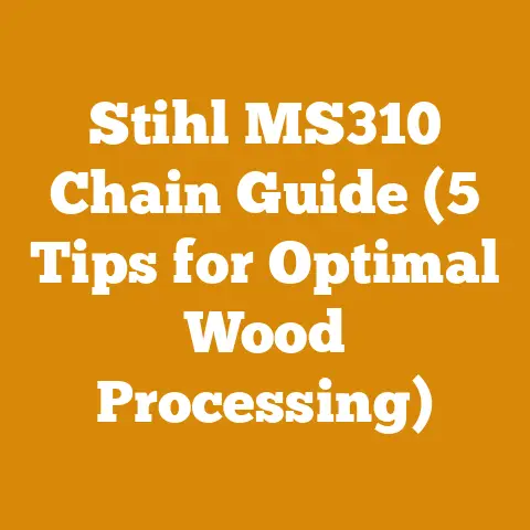 Stihl MS310 Chain Guide (5 Tips for Optimal Wood Processing)