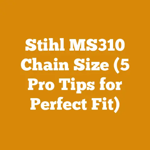 Stihl MS310 Chain Size (5 Pro Tips for Perfect Fit)