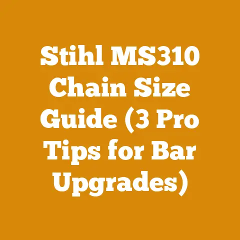 Stihl MS310 Chain Size Guide (3 Pro Tips for Bar Upgrades)