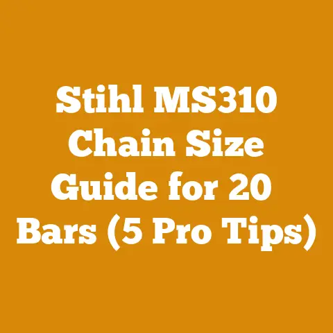 Stihl MS310 Chain Size Guide for 20″ Bars (5 Pro Tips)