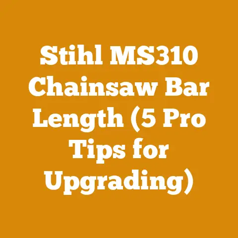 Stihl MS310 Chainsaw Bar Length (5 Pro Tips for Upgrading)