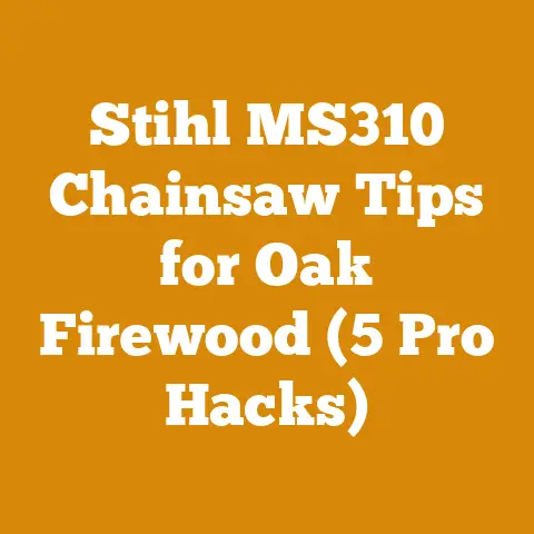 Stihl MS310 Chainsaw Tips for Oak Firewood (5 Pro Hacks)