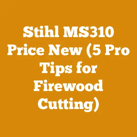 Stihl MS310 Price New (5 Pro Tips for Firewood Cutting)