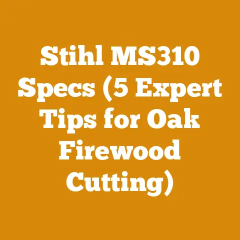 Stihl MS310 Specs (5 Expert Tips for Oak Firewood Cutting)