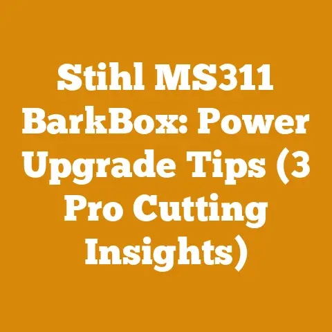 Stihl MS311 BarkBox: Power Upgrade Tips (3 Pro Cutting Insights)