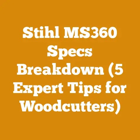 Stihl MS360 Specs Breakdown (5 Expert Tips for Woodcutters)