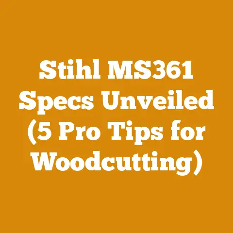 Stihl MS361 Specs Unveiled (5 Pro Tips for Woodcutting)