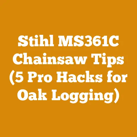 Stihl MS361C Chainsaw Tips (5 Pro Hacks for Oak Logging)