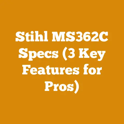 Stihl MS362C Specs (3 Key Features for Pros)