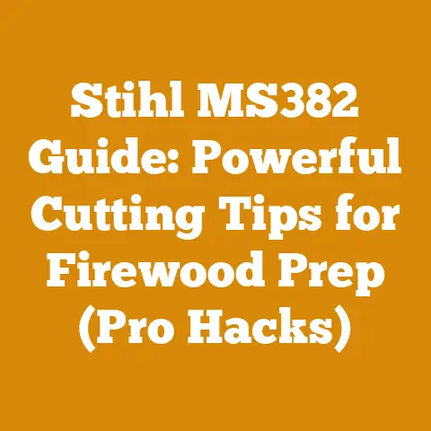 Stihl MS382 Guide: Powerful Cutting Tips for Firewood Prep (Pro Hacks)