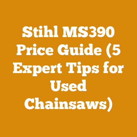 Stihl MS390 Price Guide (5 Expert Tips for Used Chainsaws)