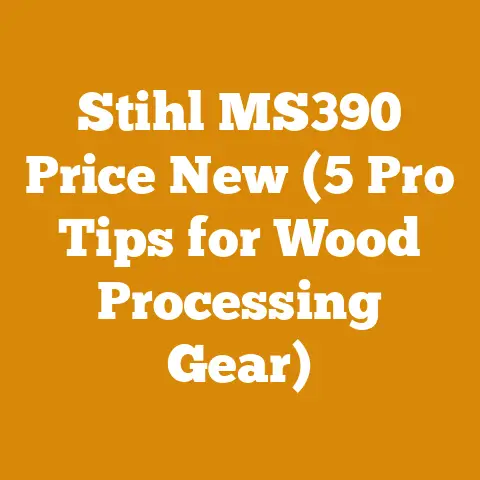 Stihl MS390 Price New (5 Pro Tips for Wood Processing Gear)