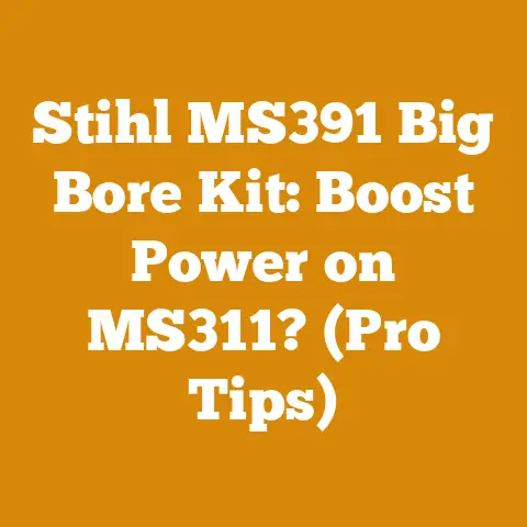 Stihl MS391 Big Bore Kit: Boost Power on MS311? (Pro Tips)