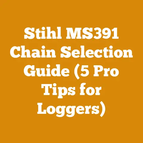 Stihl MS391 Chain Selection Guide (5 Pro Tips for Loggers)