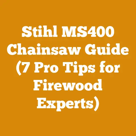 Stihl MS400 Chainsaw Guide (7 Pro Tips for Firewood Experts)
