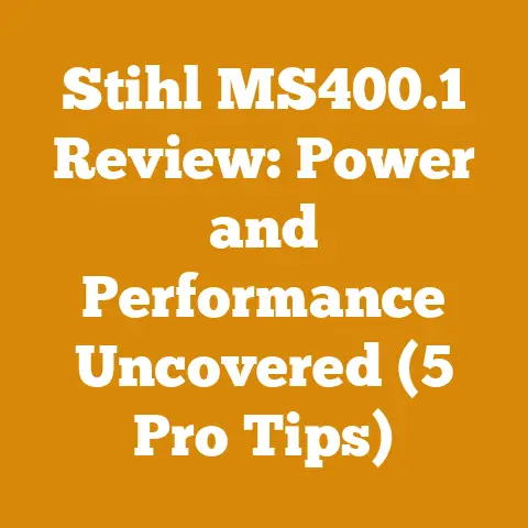 Stihl MS400.1 Review: Power and Performance Uncovered (5 Pro Tips)