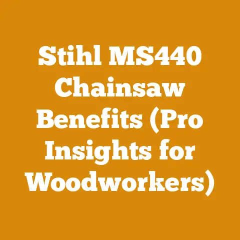 Stihl MS440 Chainsaw Benefits (Pro Insights for Woodworkers)