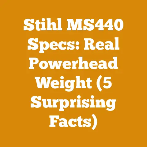 Stihl MS440 Specs: Real Powerhead Weight (5 Surprising Facts)