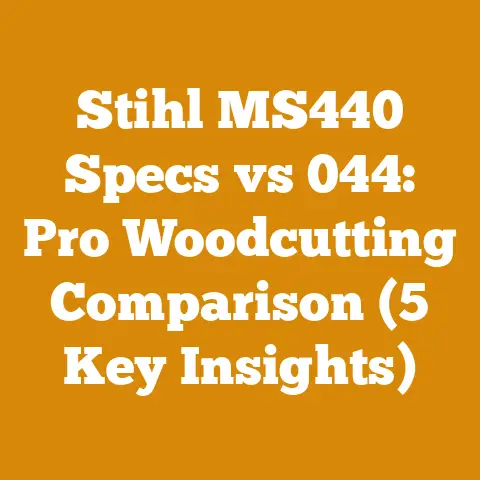 Stihl MS440 Specs vs 044: Pro Woodcutting Comparison (5 Key Insights)