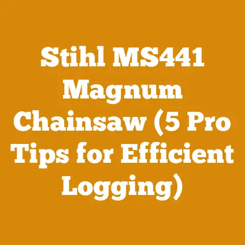 Stihl MS441 Magnum Chainsaw (5 Pro Tips for Efficient Logging)