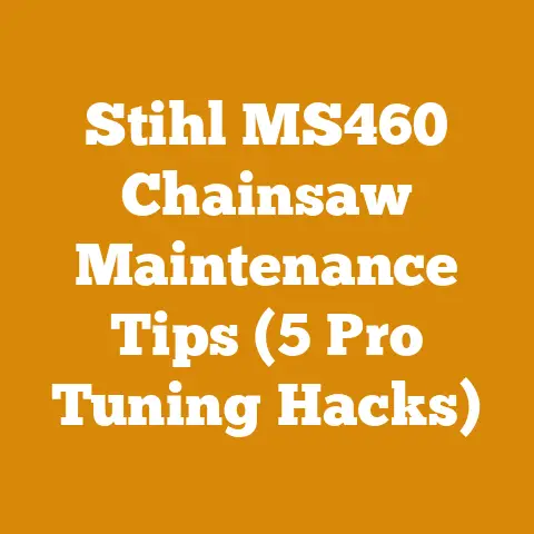Stihl MS460 Chainsaw Maintenance Tips (5 Pro Tuning Hacks)