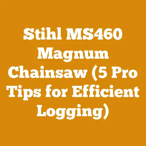 Stihl MS460 Magnum Chainsaw (5 Pro Tips for Efficient Logging)
