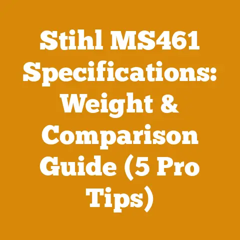Stihl MS461 Specifications: Weight & Comparison Guide (5 Pro Tips)