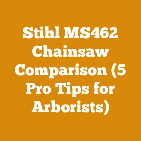 Stihl MS462 Chainsaw Comparison (5 Pro Tips for Arborists)