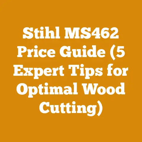 Stihl MS462 Price Guide (5 Expert Tips for Optimal Wood Cutting)