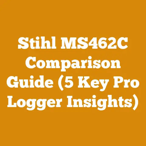Stihl MS462C Comparison Guide (5 Key Pro Logger Insights)