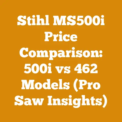 Stihl MS500i Price Comparison: 500i vs 462 Models (Pro Saw Insights)