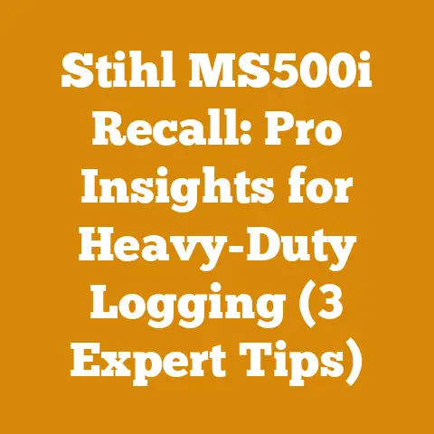 Stihl MS500i Recall: Pro Insights for Heavy-Duty Logging (3 Expert Tips)